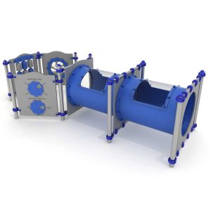 מתקן שעשועים משולב מנירוסטה מיני מנירוסטה דגם FS-8000-48