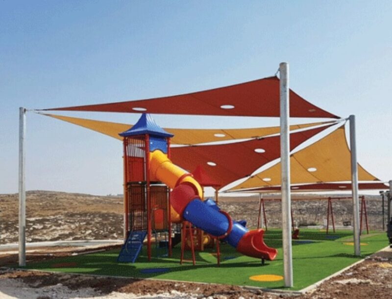 סככת הצללה דגם מפרשים